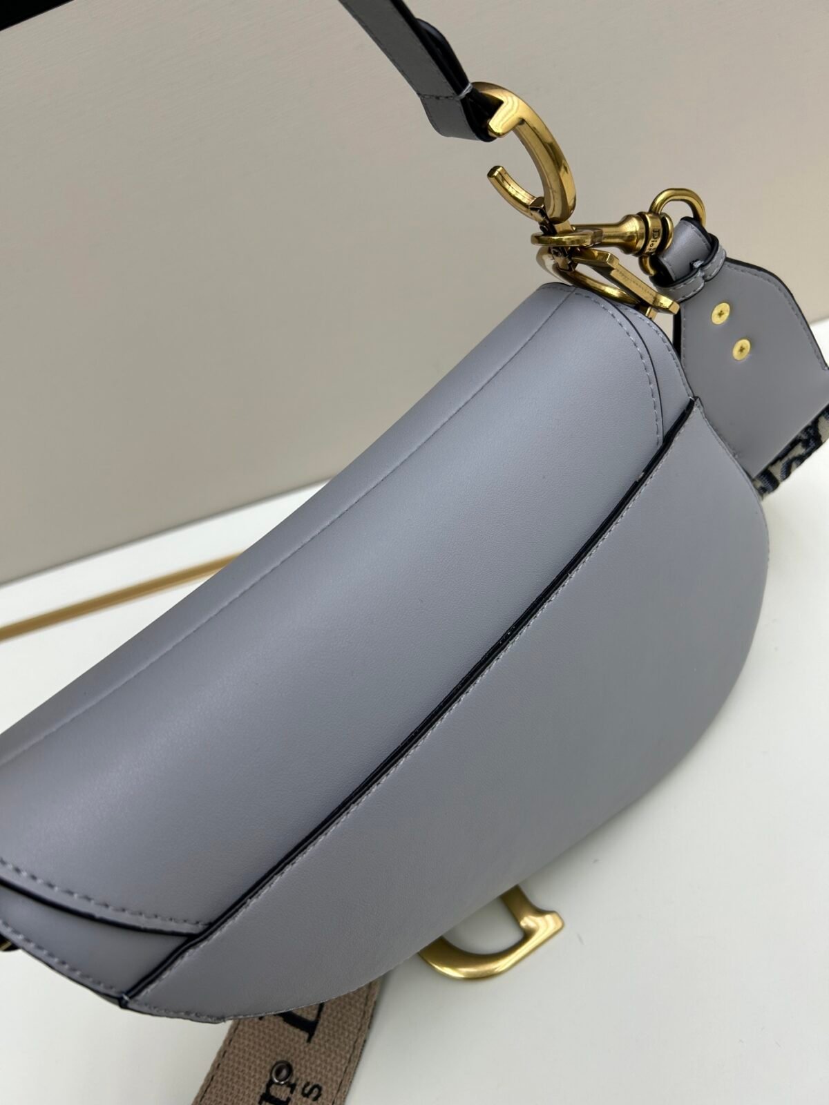 CD Saddle Grey Leather – Borsa — 6