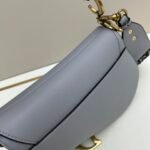 CD Saddle Grey Leather – Borsa