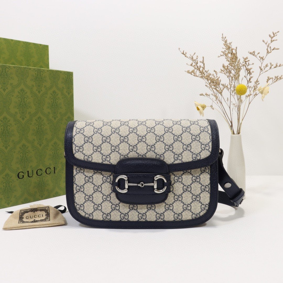 GG Horsebit 1955 GG Supreme Canvas - Bag - Image 5
