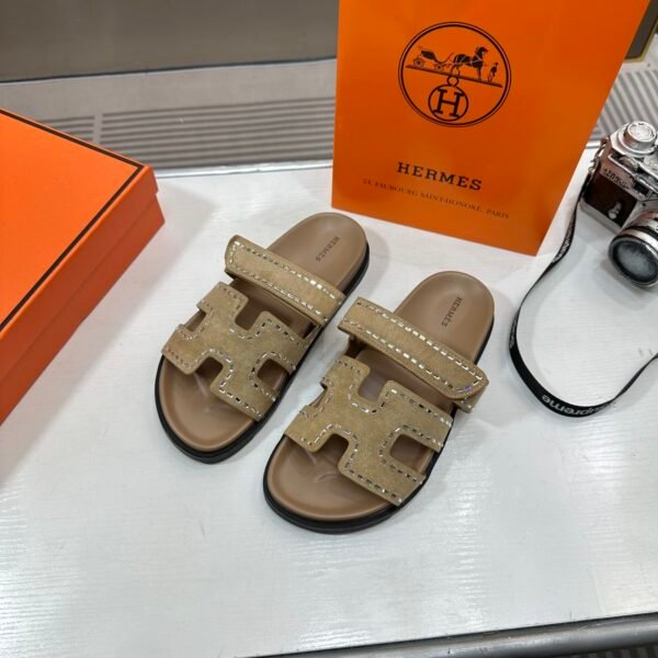 HM Chypre Sandals Beige Suede - Sandals