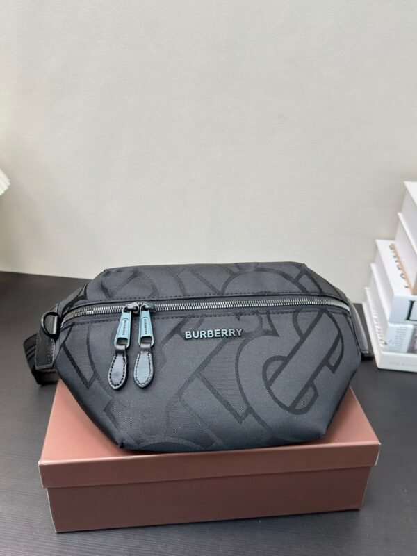 BBR Monogram Belt Bag Black – Marsupio