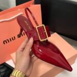 MIU Buckled Slingback Pumps – Heels