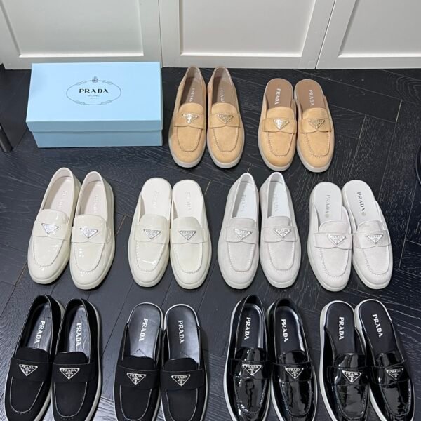PR Triangle Logo Loafers - Shoes