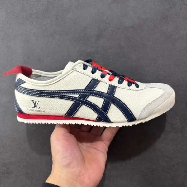 LV Onitsuka Tiger Mexico 66 White/Navy - Sneakers
