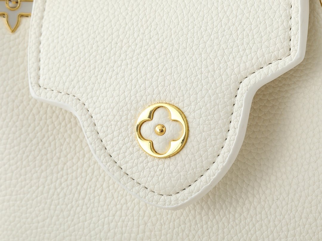 LV Capucines BB White Leather - Bag - Image 6
