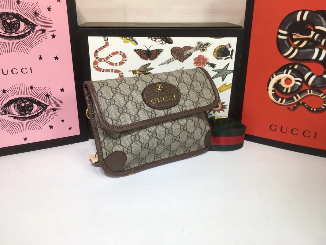 GG Ophidia GG Supreme Beige/Brown GG Supreme Canvas - Bag - Image 2