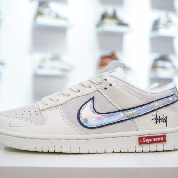 NK SB Dunk Low Stussy x Supreme - Sneakers