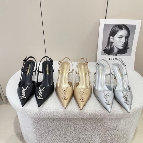 YSL Opyum Slingback Pumps - Heels