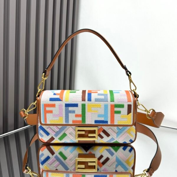 FD Baguette Multicolor Multicolor Canvas - Bag
