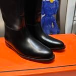 HM Jumping Boots Black Leather – Stivali