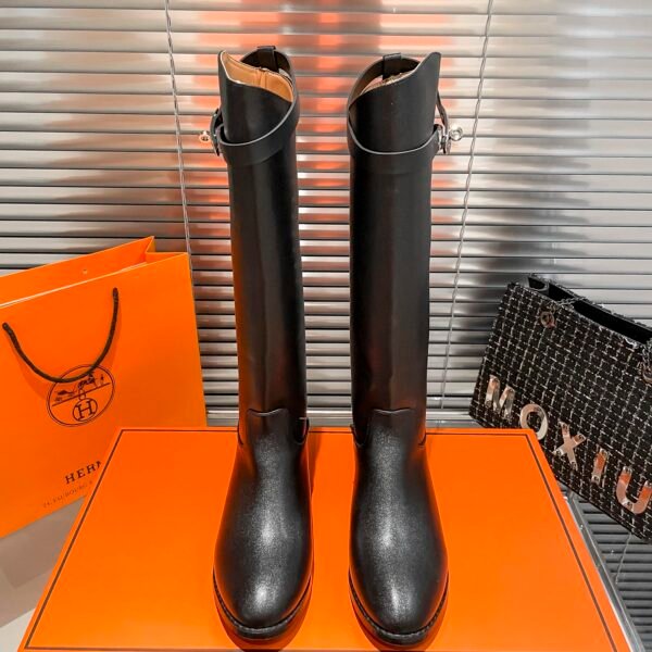 HM Jumping Boots Black Leather - Boots