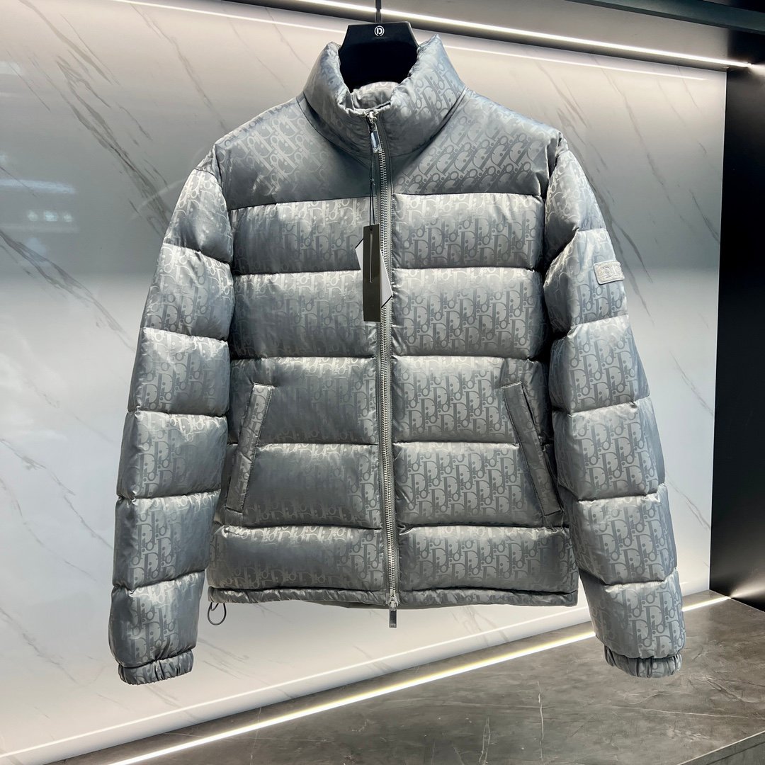 CD CD Oblique Down Jacket Grey Oblique - Jacket - Image 2
