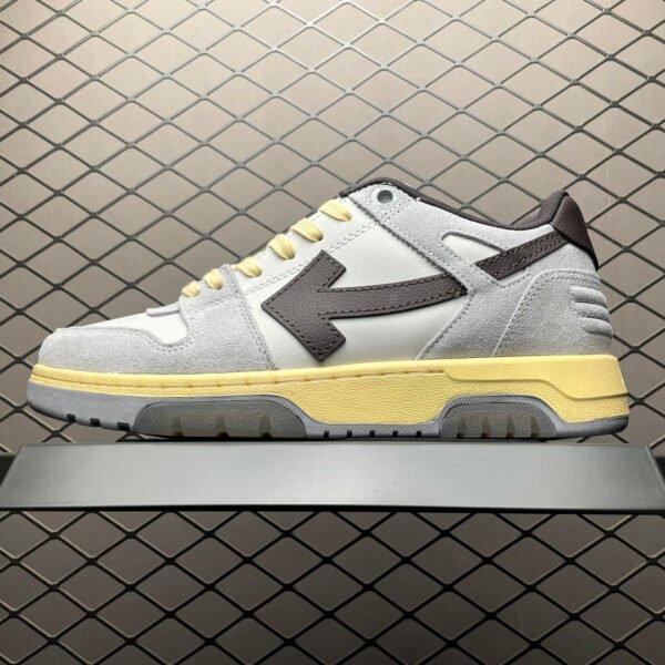 OW Out of Office Grey/Yellow - Sneakers