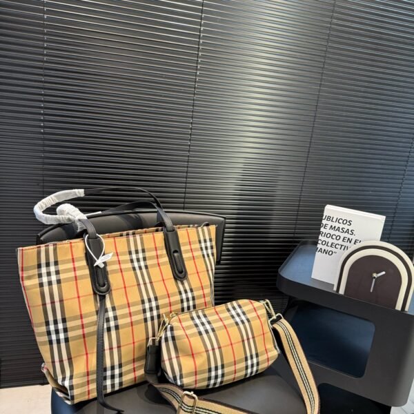 BBR Vintage Check Two-Piece Set Beige Check - Bag