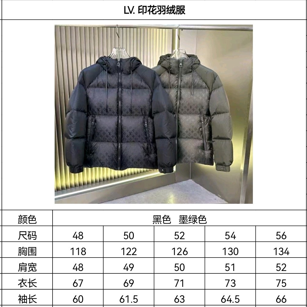 LV Monogram Puffer Jacket Black/Green - Jacket - Image 8