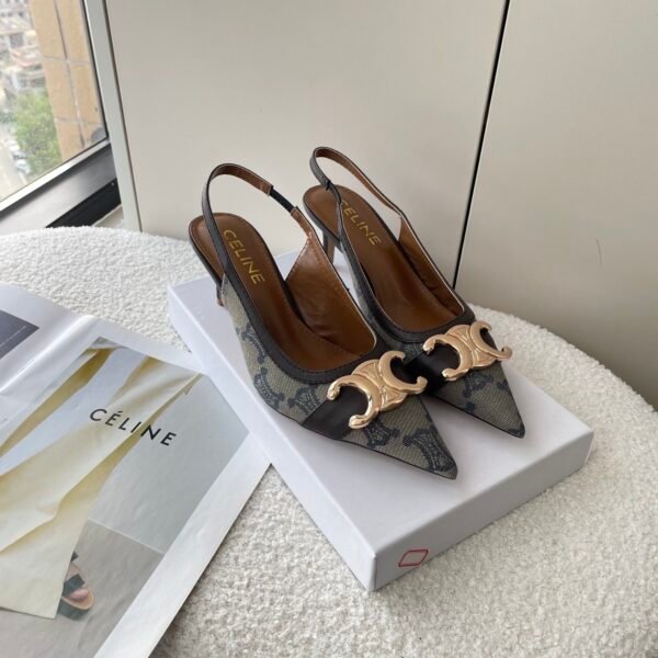 CEL Triomphe Slingback Pumps - Heels