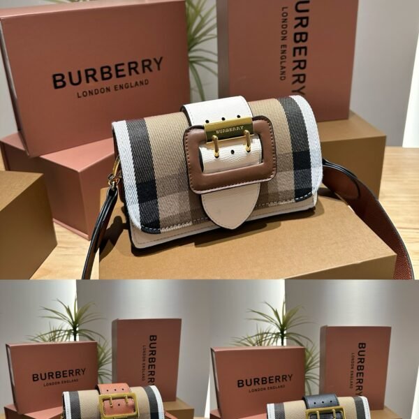 BBR Vintage Check and Leather Note - Bag