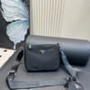 PR Re-Nylon Messenger Black Nylon - Bag · Ref. BA21729