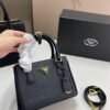 PR Galleria Small Black Leather - Bag