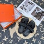 HM Izmir Black Leather – Sandali