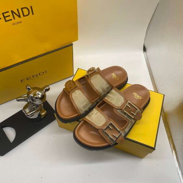 FD FF Logo Strap Sandals - Sandals