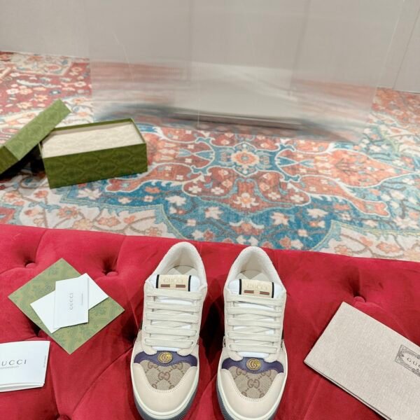GG Screener Beige GG Canvas - Sneakers