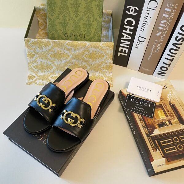 GG Double G Slide Sandals - Slides