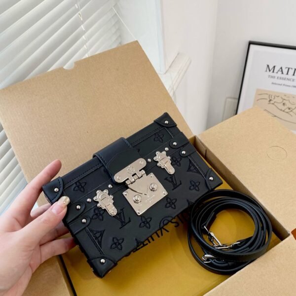 LV Petite Malle Black/White Monogram - Bag