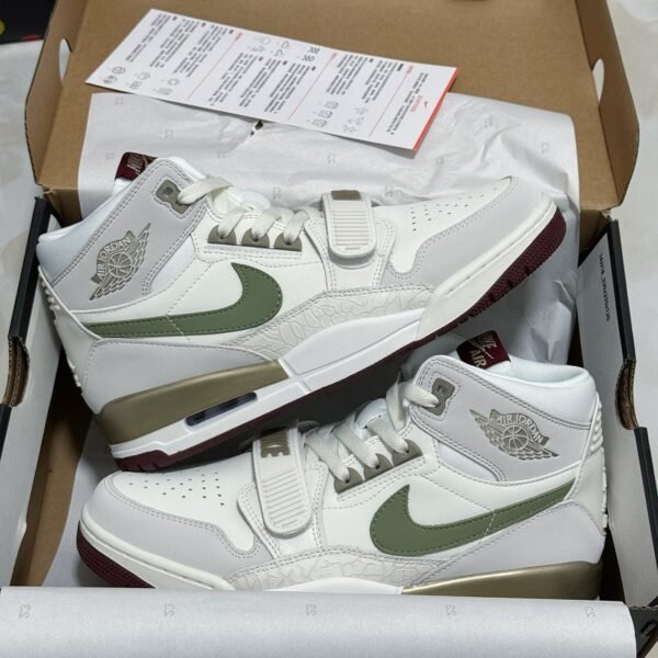 NK Jordan Legacy 312 White/Green - Sneakers