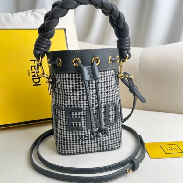 FD Mon Tresor Small Plaid Canvas - Bag