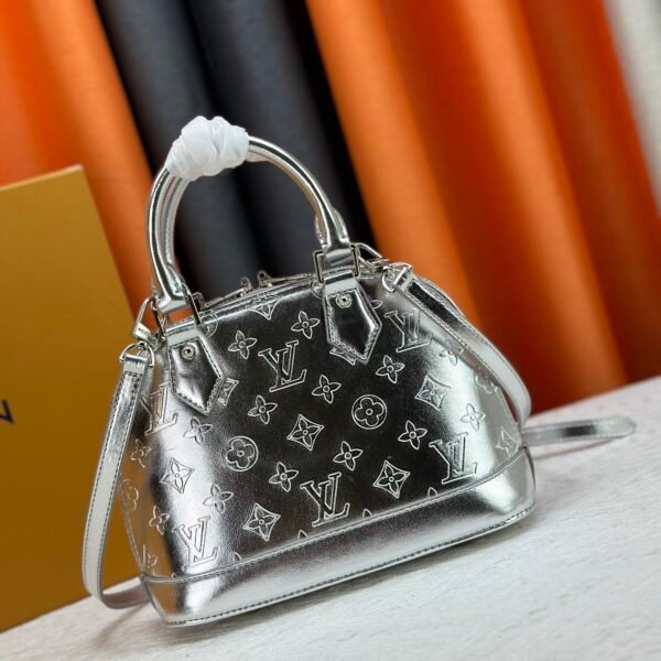 LV Alma BB Silver Monogram Vernis - Bag