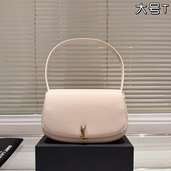 YSL Le 5 à 7 Hobo Blanc Vintage Leather - Bag