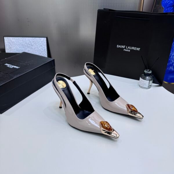 YSL Opyum Slingback Pumps - Heels
