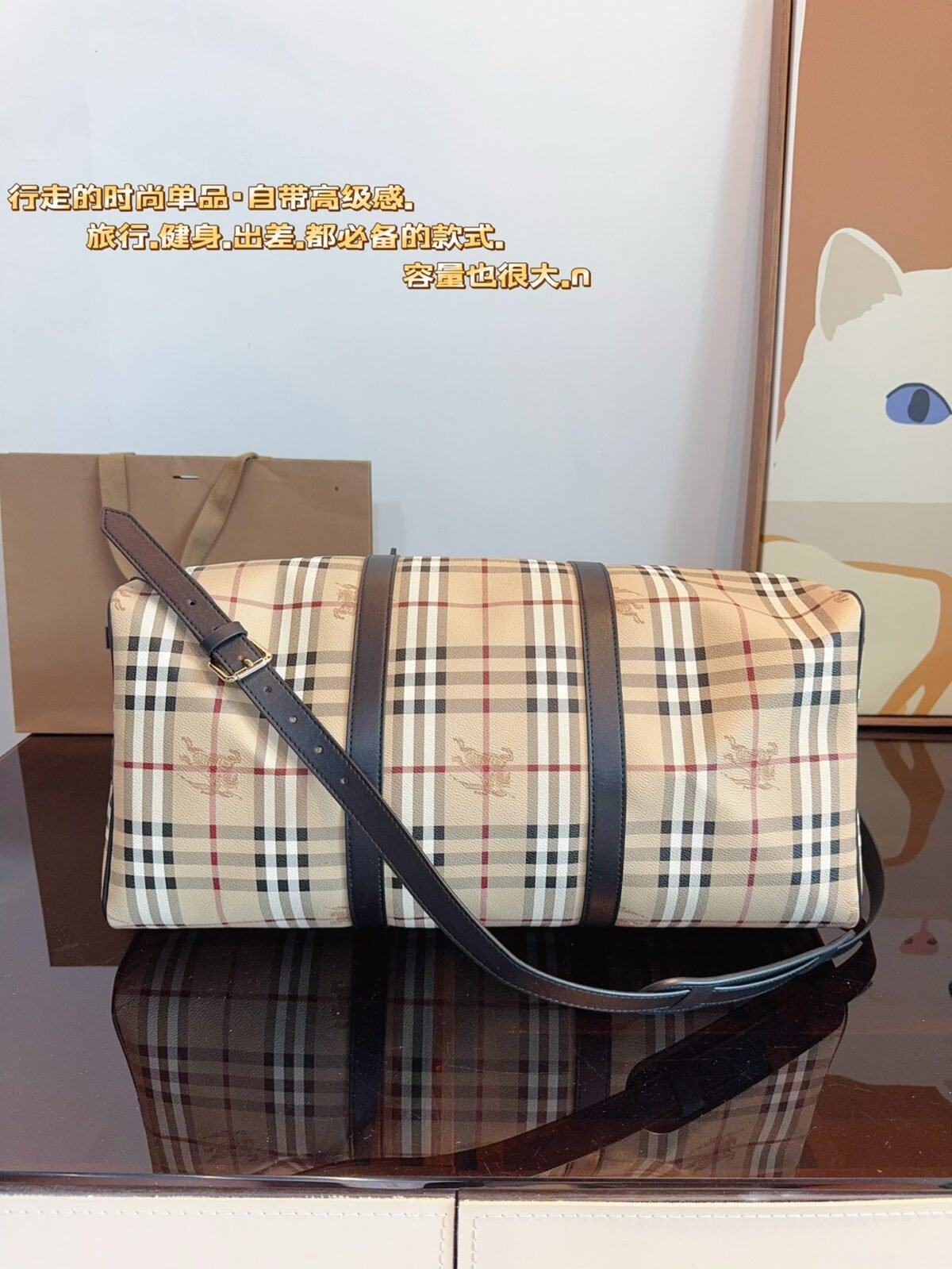 BBR Vintage Check Duffle – Bag — 8