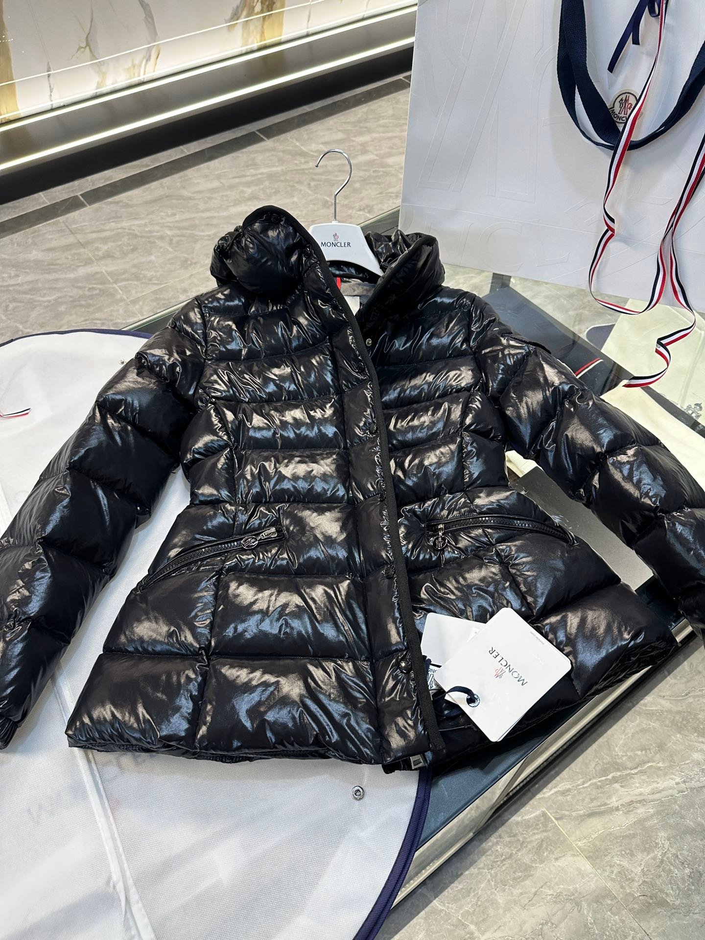 MCL Barbel Short Down Jacket Black - Jacket - Image 4