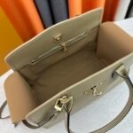 LV City Steamer Large Beige Leather – Bag – Red