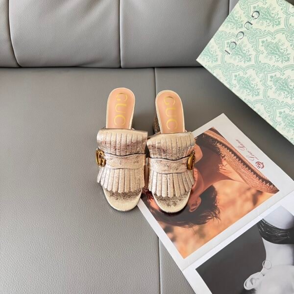 GG Marmont Fringe - Heels