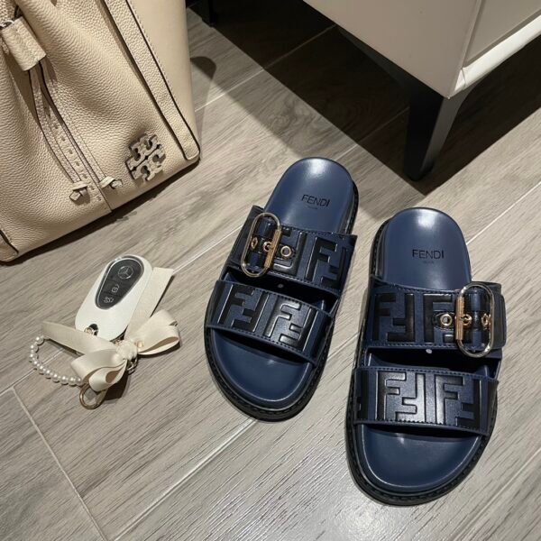 FD FF Double Strap Slides - Slides