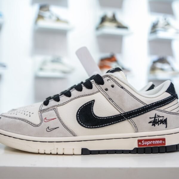 NK Dunk Low Pro SB Stussy x Supreme - Sneakers
