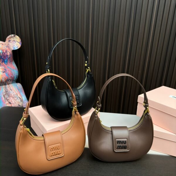 MIU Wander Matelassé Black Leather - Bag