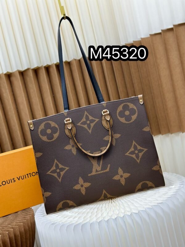 LV OnTheGo GM Monogram Reverse – Bag – Red