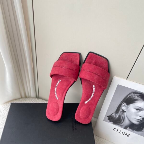 BAL Logo Flat Sandals - Slides