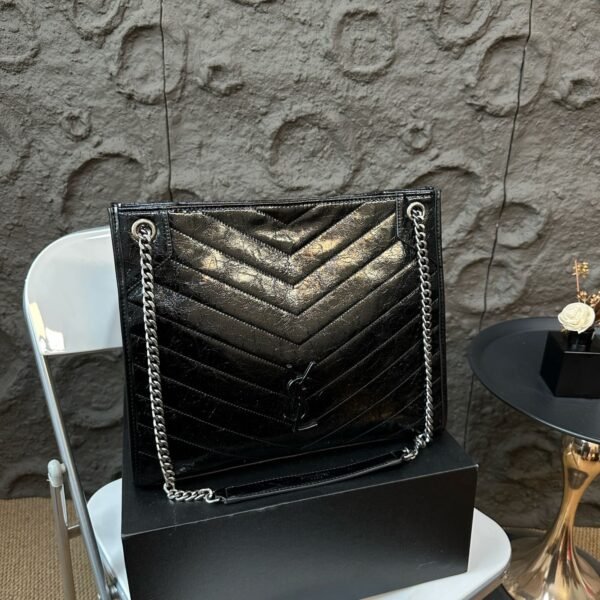 YSL Niki Large Black Leather - Bag