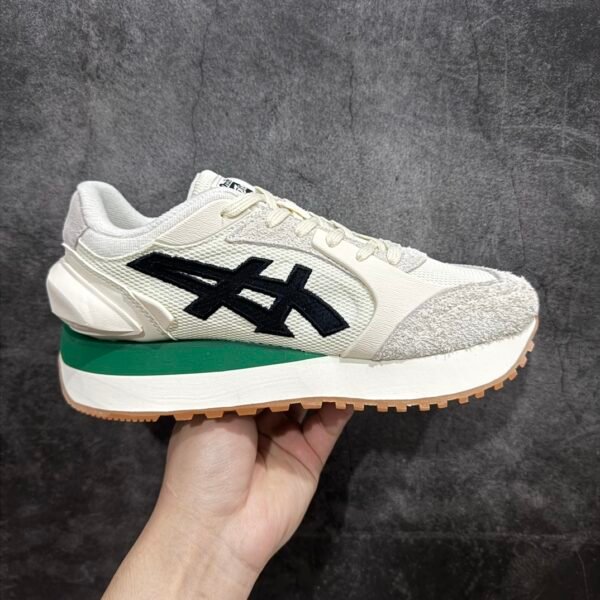 NK Tiger Horizonia White/Green - Sneakers
