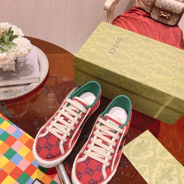 GG Tennis 1977 Red GG Canvas - Sneakers
