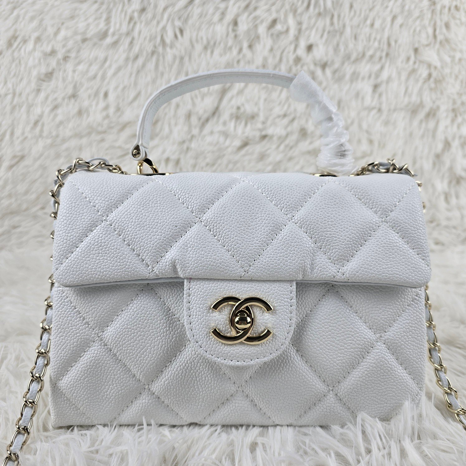CC Coco Handle Various Quilted Leather - Bag - Image 7