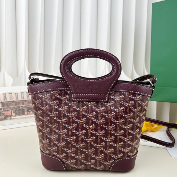GYD Anjou Mini Burgundy GYDine Canvas - Bag