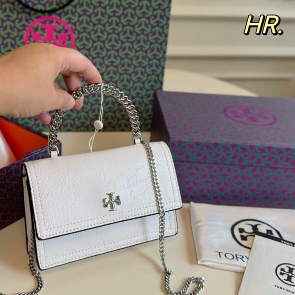 TB Kira Handheld Waxed Leather Bag