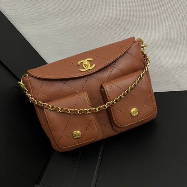 CC 19 Hobo Brown Leather - Bag