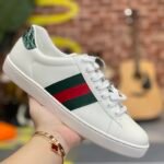 GG Ace White Leather – Sneaker – Bianco
